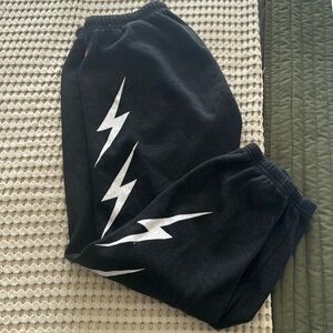 Aviator nation. Size medium. AVIATOR NATION BOLT 4 SWEATPANTS - BLACK